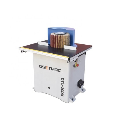 Osetmac Dtl-20dx Mini Manual Brush Sanding Machine For Mdf Veneer Solid Wood With Different Sculpture