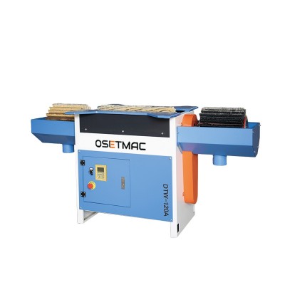 Three Rollers Manual Brush Sanding Machine DTW-120A from OSETMAC for Wood Polishing